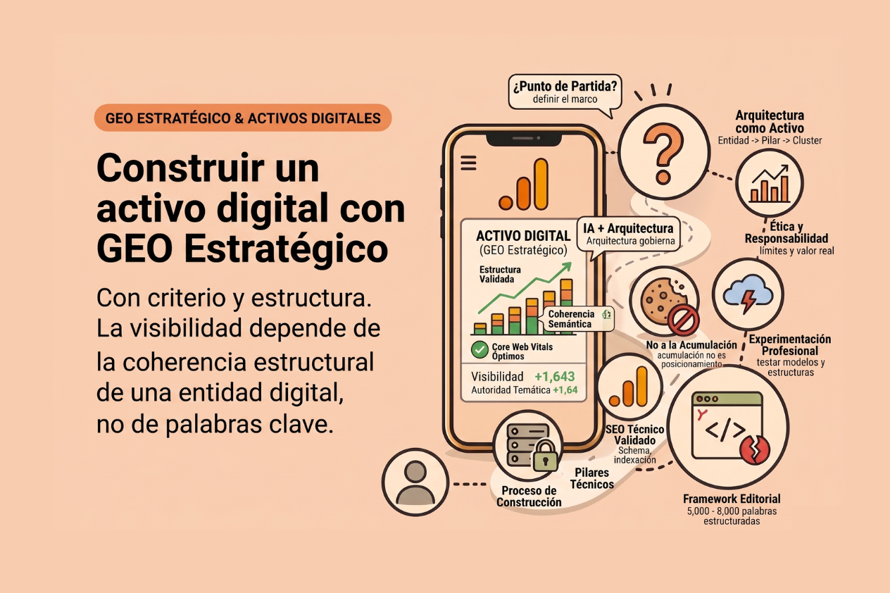 Construir un activo digital con GEO Estratégico: criterio, estructura y responsabilidad