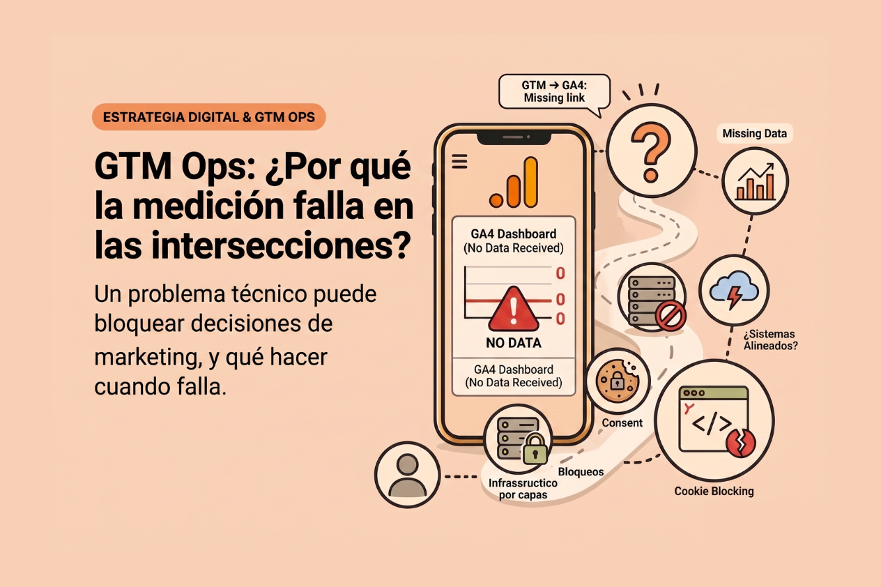GTM Ops: Por qué la medición falla en las intersecciones (y cómo evitar el punto ciego técnico) - banner